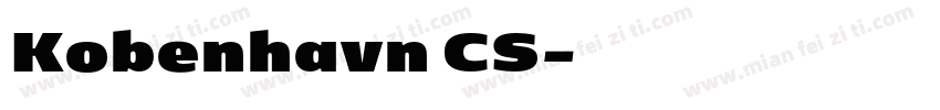 Kobenhavn CS字体转换